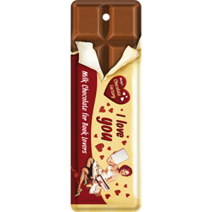Bogmærke - Milk Chocolate for Book Lovers